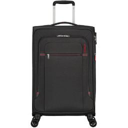 Walizka średnia American Tourister Crosstrack - grey/red