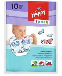 Bella Baby Happy Śliniaczki jednorazowe Lunch, 10 sztuk