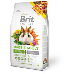 BRIT ANIMALS Rabbit Adult Complete 3kg dla dorosłych