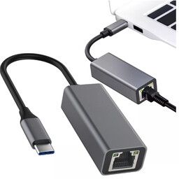 Przejściówka USB-C do Ethernet Adapter Alogy karta sieciowa