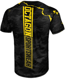 Octagon T-Shirt Koszulka Techniczna Marble Camo Yellow