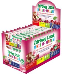 Starpharma Lizak MNIAM-MNIAM Na odporność Wiśniowy (40 szt.)