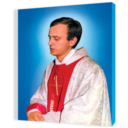 Obraz religijny na płótnie Błogosławiony Ksiądz Jerzy Popiełuszko