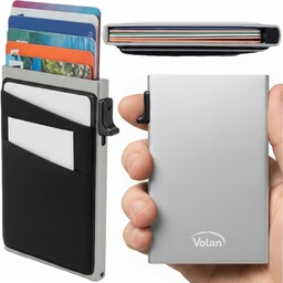 Etui na karty Kredytowe Płatnicze ALUMINIOWE CARD HOLDER