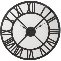 Zegar ścienny retro metalowy 60x60x5 cm 152789