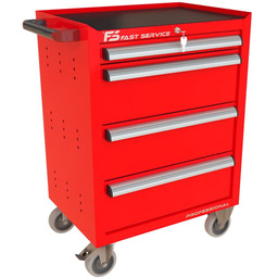 Wózek narzędziowy z 4 szufladami P-218