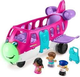 Fisher-Price Mały samolot Barbie Dreaming prezentowany przez Little