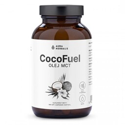 Coco Fuel, Olej MCT 2000 mg, Aura Herbals,