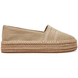 Espadryle Tommy Hilfiger Denim Platform Espadrille FW0FW08543 Beżowy