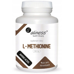 L-Methionine 500 mg x 100 Vege caps. Suplement