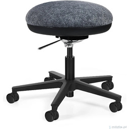 Taboret na kółkach obrotowy Turini - Unique