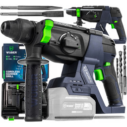 Młotowiertarka Akumulatorowa Wiertarka Udarowa Młot Sds+ Z Funkcją