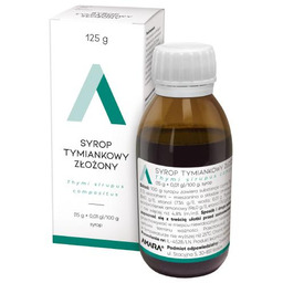 Syrop Tymiankowy o działaniu wykrztuśnym Amara, 125g