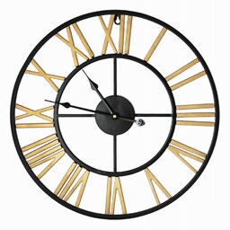 Zegar ścienny retro metalowy 60x60x4 cm 152792