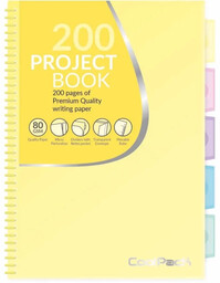 Kołobrulion B5 Coolpack 200 kartek pastel żółty -