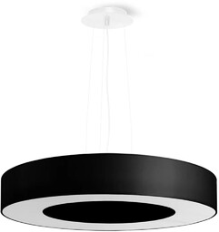 Żyrandol SATURNO SLIM 50 czarny SL.0750 - Sollux