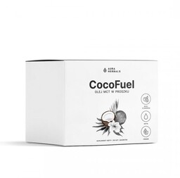 Coco Fuel, Olej MCT w proszku, Aura Herbals,