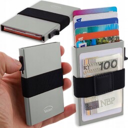 Etui na karty Kredytowe Płatnicze ALUMINIOWE CARD HOLDER