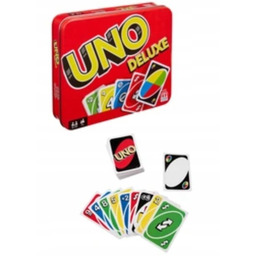 UNO DELUXE GRA KARCIANA RODZINNA KLASYCZNA HIT IMPREZOWY