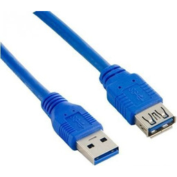 Lanberg Przedłużacz kabla USB 3.0 AM-AF niebieski 1.8M