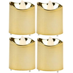 AMBIANCE LIGHT Świeca dekoracyjna 223010 LED Złoty (4