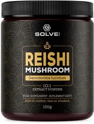 Reishi Mushroom suplement diety w proszku 100g