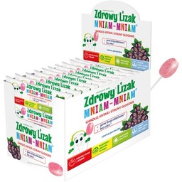 Starpharma Lizak MNIAM-MNIAM Na gardło Czarnej porzeczki (40