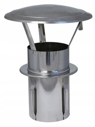 Daszek DA fi 200 CH-PT chromoniklowy komin ceramiczny