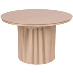 Stół rozkładany, okrągły Sorrento z lamelami, 120cm- 160