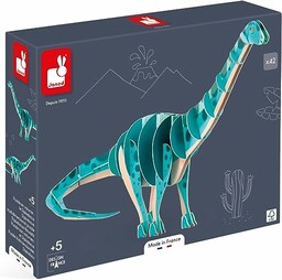 Janod Kids 3D Dinosaur Diplodocus-Puzzle w objętości 42