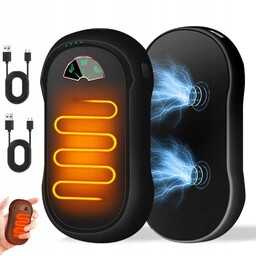 Magnetyczny Ogrzewacz Do Rąk Powerbank 2W1 Przenośny Elektryczny