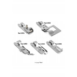 Zestaw 5 stopek do owerloka Texi 1050