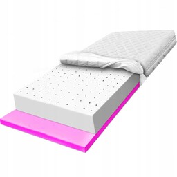 Materac dziurkowany 110x200 elastyczny z hr 19cm miękki