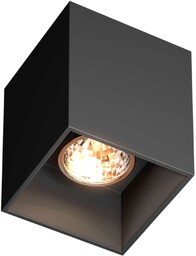 Downlight LAMPA sufitowa SQUARE 50475-BK Zumaline metalowa kostka