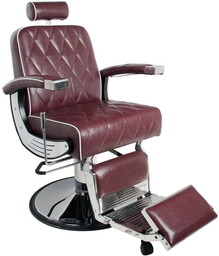 GABBIANO FOTEL BARBERSKI IMPERIAL BORDOWY