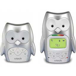 Vtech Hibou Family Niania Elektroniczna Sowa Szara Lampka