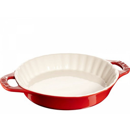 Staub Okrągły Półmisek Ceramiczny Do Ciast 2l Czerwony