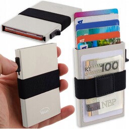Etui na karty Kredytowe Płatnicze ALUMINIOWE CARD HOLDER