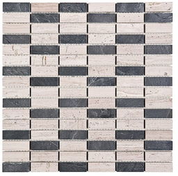 DUNIN Woodstone mozaika kamienna Woodstone Grey Block Mix