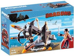 Playmobil Dragons, klocki Eret z czterema ognistymi strzałami