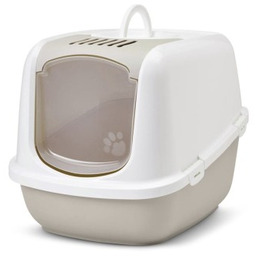 SAVIC Nestor Jumbo Kuweta dla kota biało-kawowa