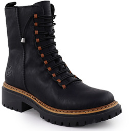 Botki damskie workery czarne Rieker 72653-00