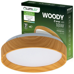 Panel LED 18W natynkowy okrągły biały neutralny 4000K