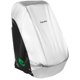LIONELO Pokrowiec na fotelik samochodowy Thermal Cover Czarno-srebrny