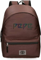 Pepe Jeans Piórnik, brązowy, 42 centimeters, Plecak dostosowywany