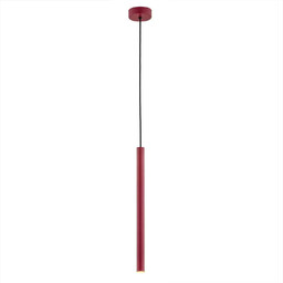 Lampa wisząca nowoczesna LED RIO 8331 czerwona rurka