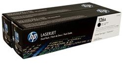 Zestaw trzech tonerów HP 126A do LJ Pro