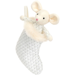 Myszka w Lśniącej Skarpecie 20 cm Jellycat maskotki