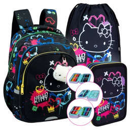 Hello Kitty Zestaw Szkolny 3w1 Plecak Worek