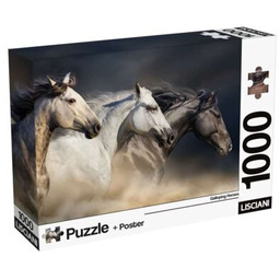 LISCIANI Puzzle Adults Konie w Galopie 304-120543 (1000